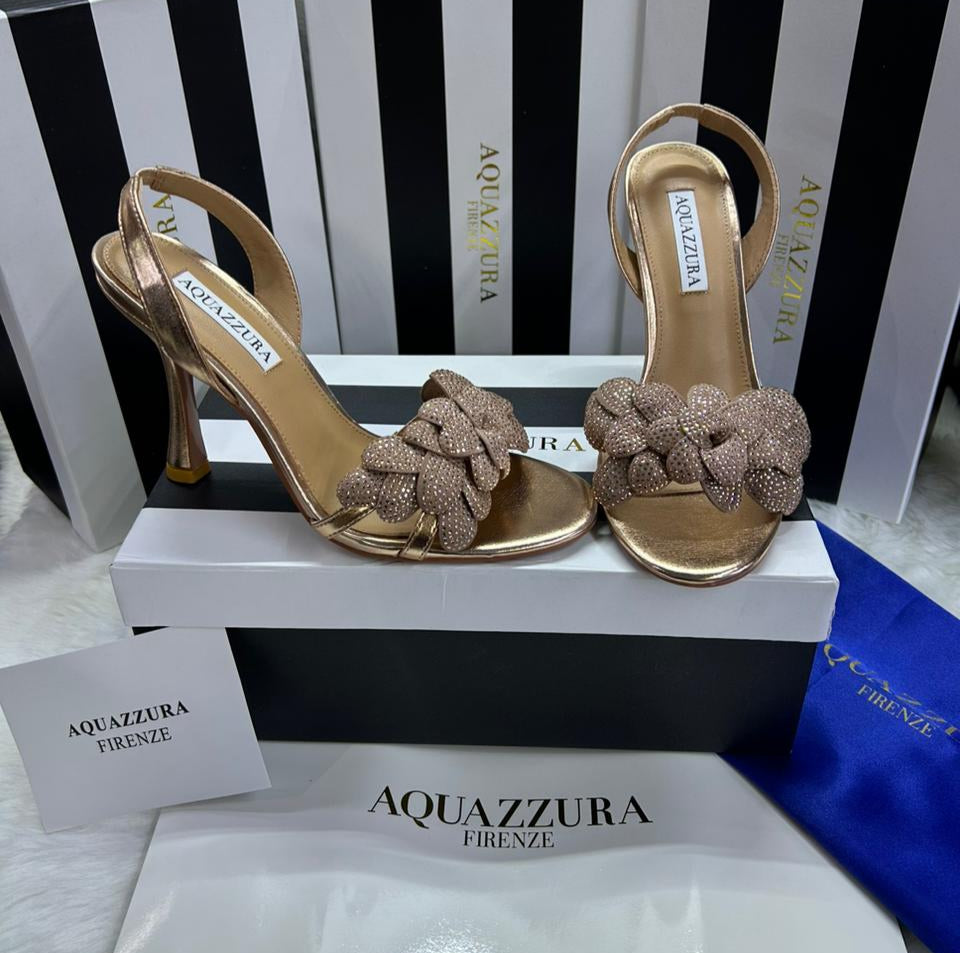 Elegant Aquazzura Firenze High-Heel Sandals