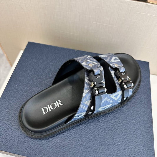 Dior Leather Slide Sandals