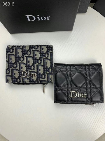 Elegant Dior Wallet Duo – Timeless Luxury