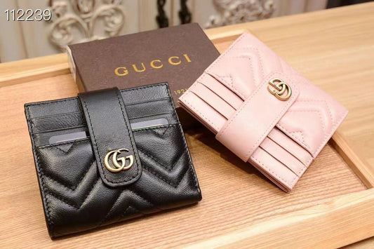 Gucci GG Marmont Quilted Leather Wallets