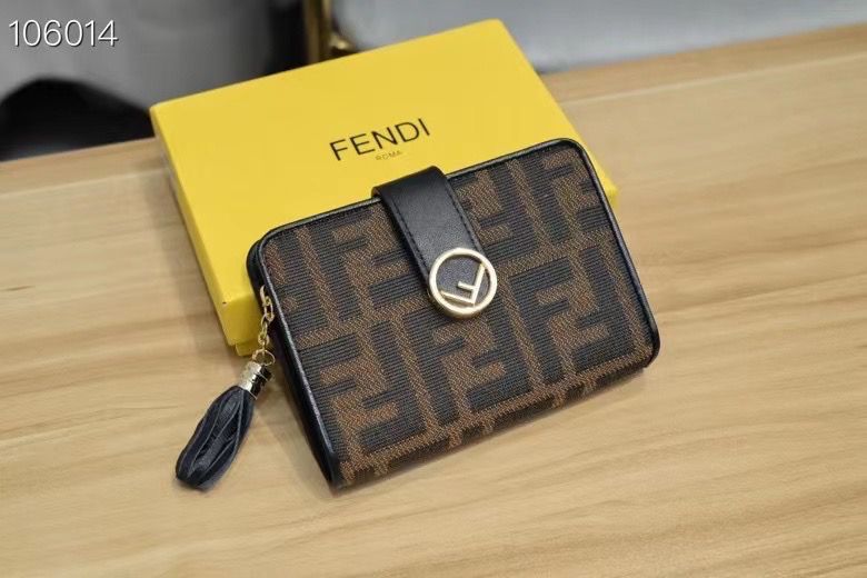 Fendi Monogram Zip Wallet