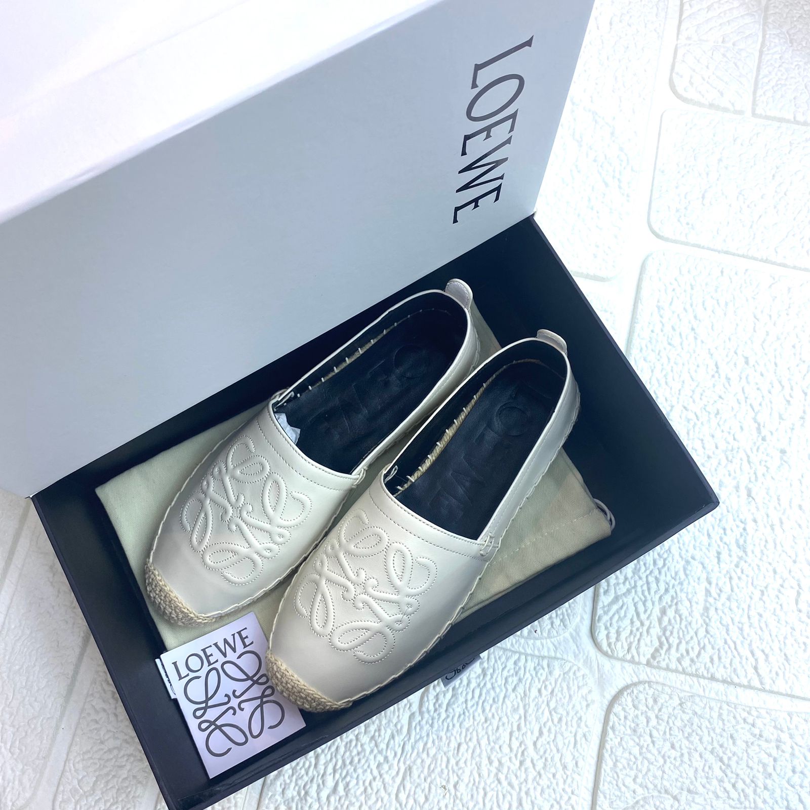 LOEWE Leather Espadrilles