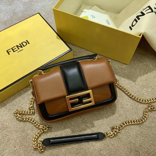 Fendi Baguette Chain Shoulder Bag