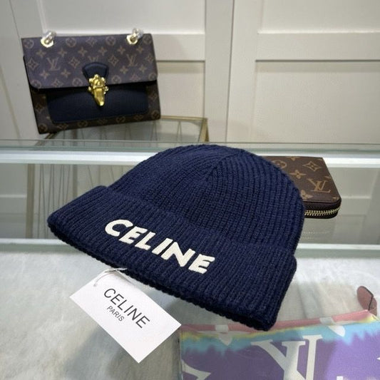 Celine Ribbed Knit Beanies – Classic & Cozy Winter Wear