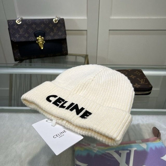 Celine Ribbed Knit Beanies – Classic & Cozy Winter Wear