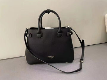 The Epitome of Elegance: Burberry’s Classic Black Tote