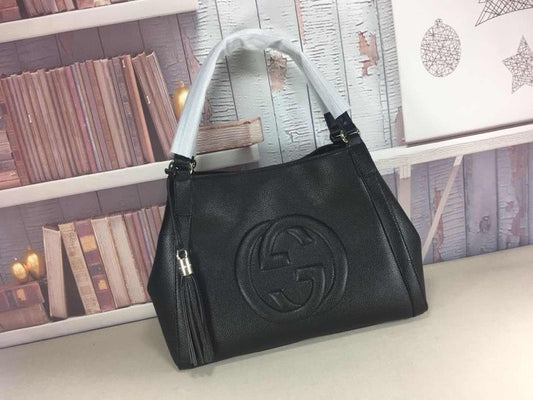 Gucci Soho Black Leather Shoulder Bag