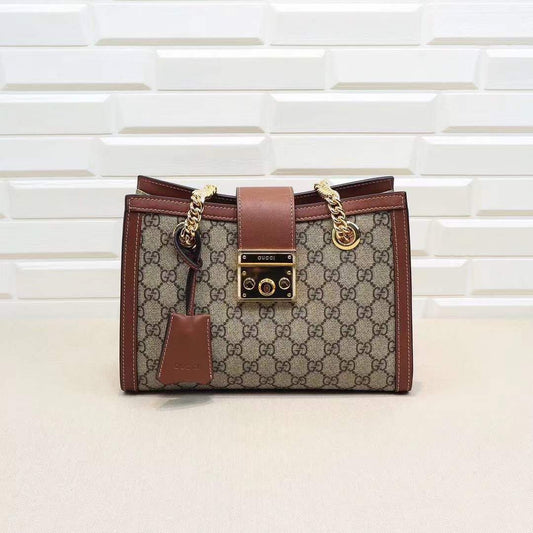 Gucci Padlock GG Supreme Canvas Shoulder Bag