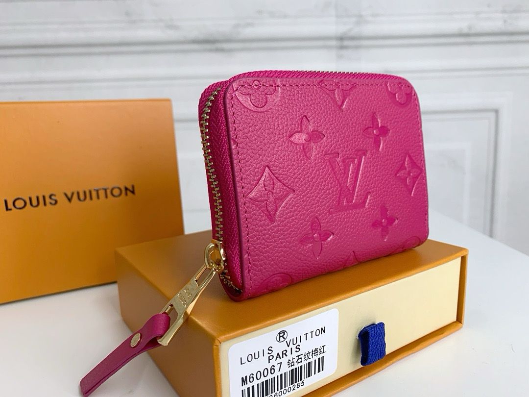 Louis Vuitton Empreinte Zippy Coin Purse in Fuchsia