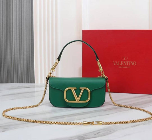 Valentino Garavani Supervee Crossbody Bag – Emerald Green